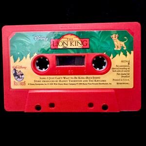 Vintage Disney The Lion King Read Along Classics 1994 Cassette